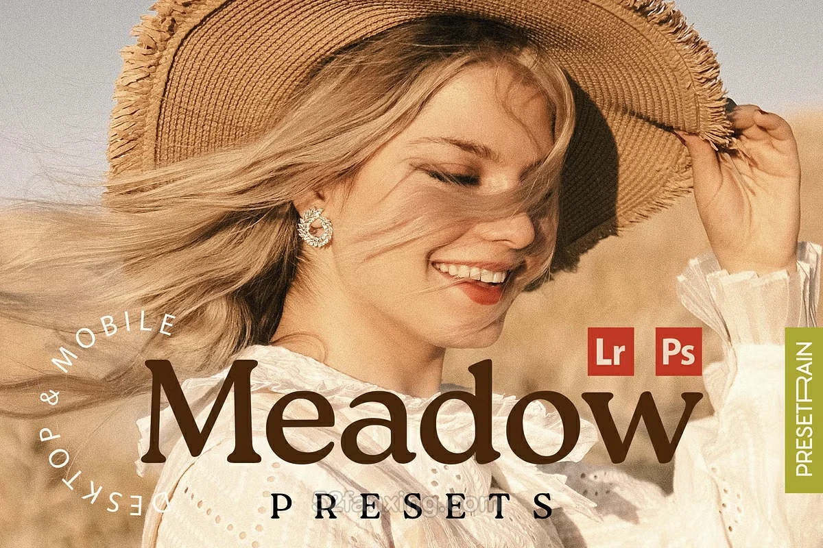 【PS/LR预设】梦幻温暖胶片人像lr预设 Meadow Lightroom Presets