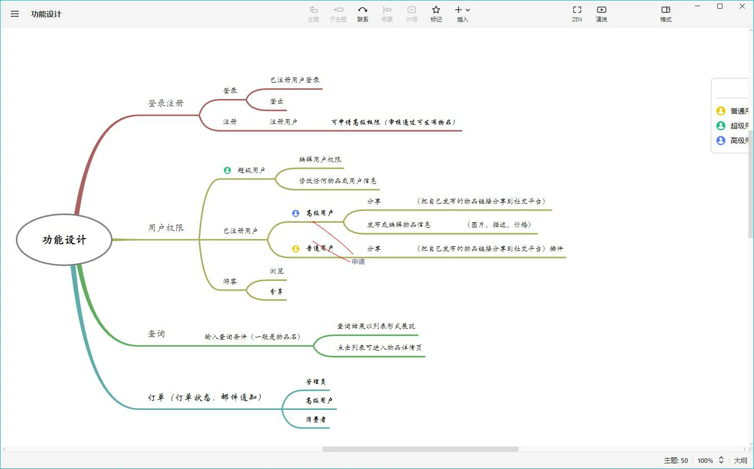 Xmind pro永久激活 思维导图软件2024 v24.01.09392 Mac苹果系统