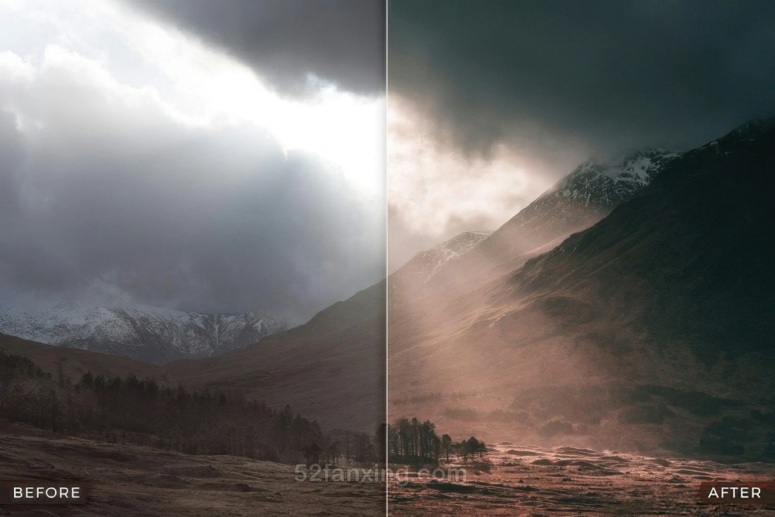 5款旅行摄影后期调色Capture one样式风格Northlandscapes – Moody Landscapes