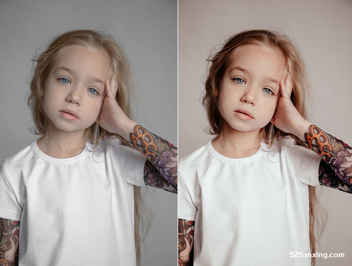 质感儿童肖像摄影后期Lightroom预设 Lightroom Preset – Child Portrait