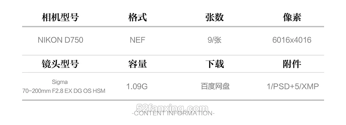 【RAW原片】D750户外草坪小清新复古文艺人物拍摄原图RAW格式PS后期练习素材