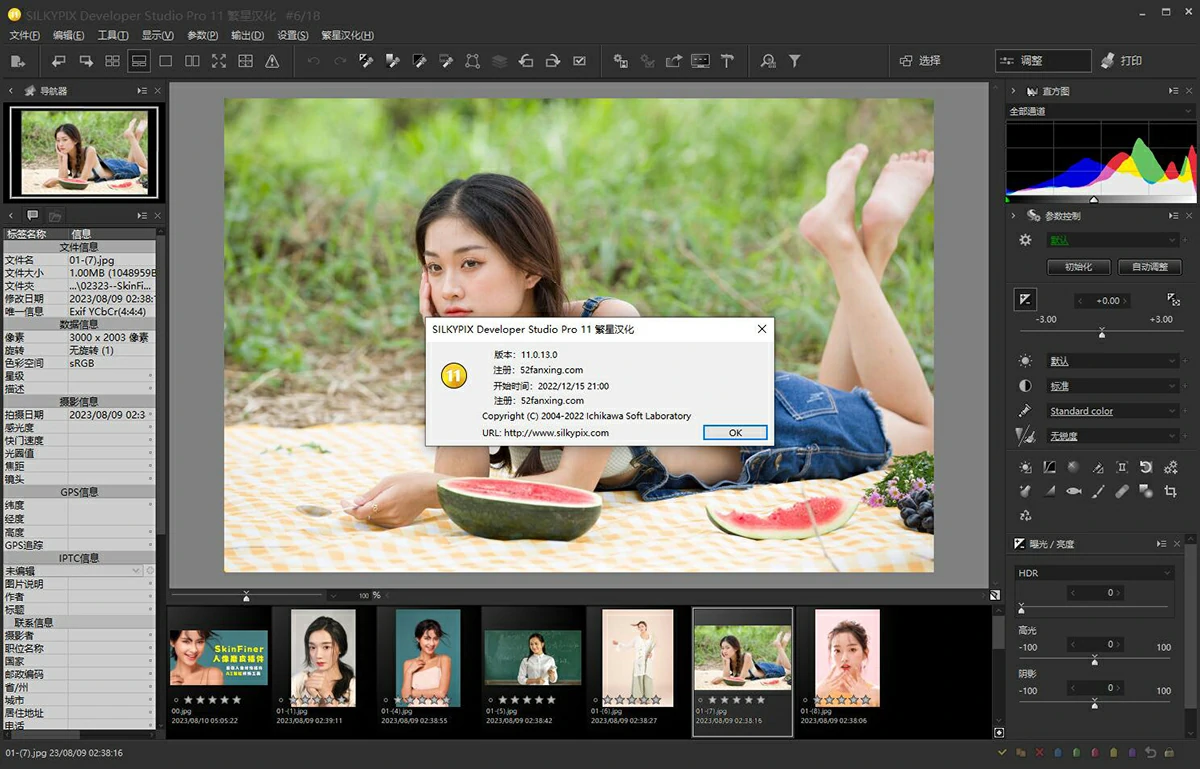 【软件】专业RAW照片处理编辑软件 SILKYPIX Developer Studio Pro 11.0.13.0 Mac中文版