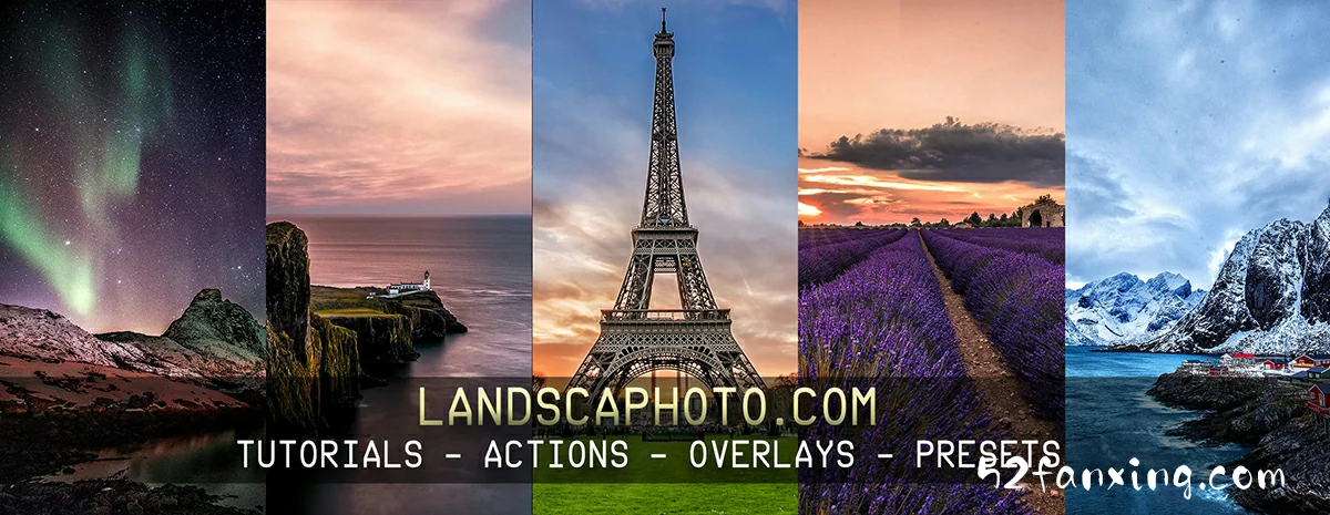 【推荐！教程】LandscaPhoto-旅行者风光后期完整编辑教程预设原图-中英字幕-附RAW素材