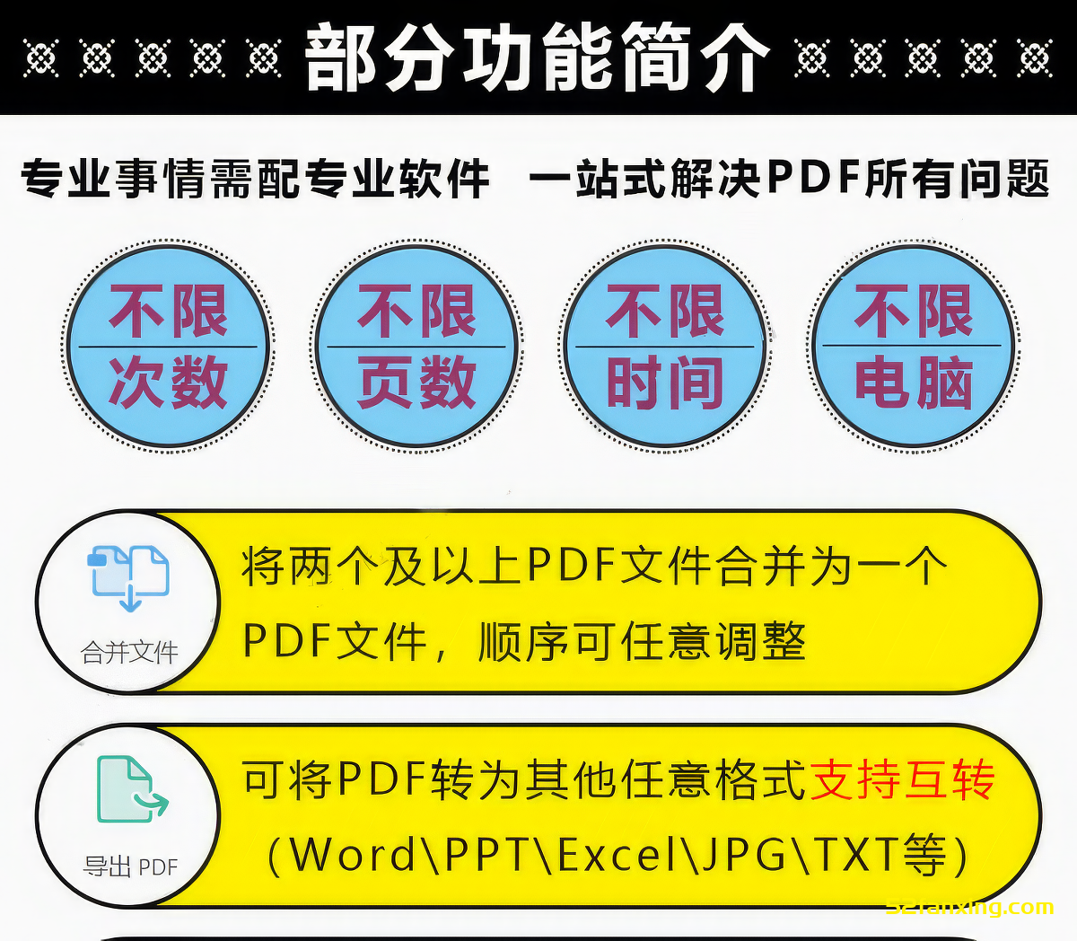 Acrobat Pro DC pdf编辑器pdf转word互转word转pptexcelpdf转换器合并拆分（附安装教程）