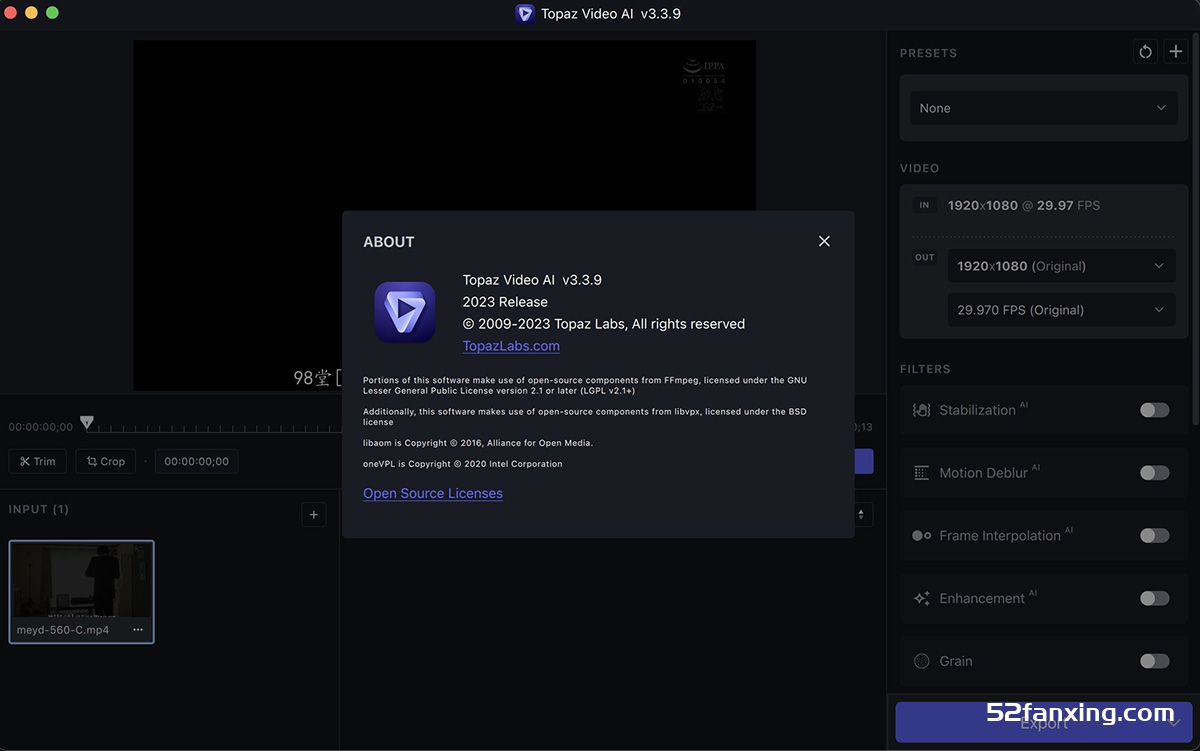 Topaz Video AI for Mac(视频无损放大修复软件) v3.3.10激活版