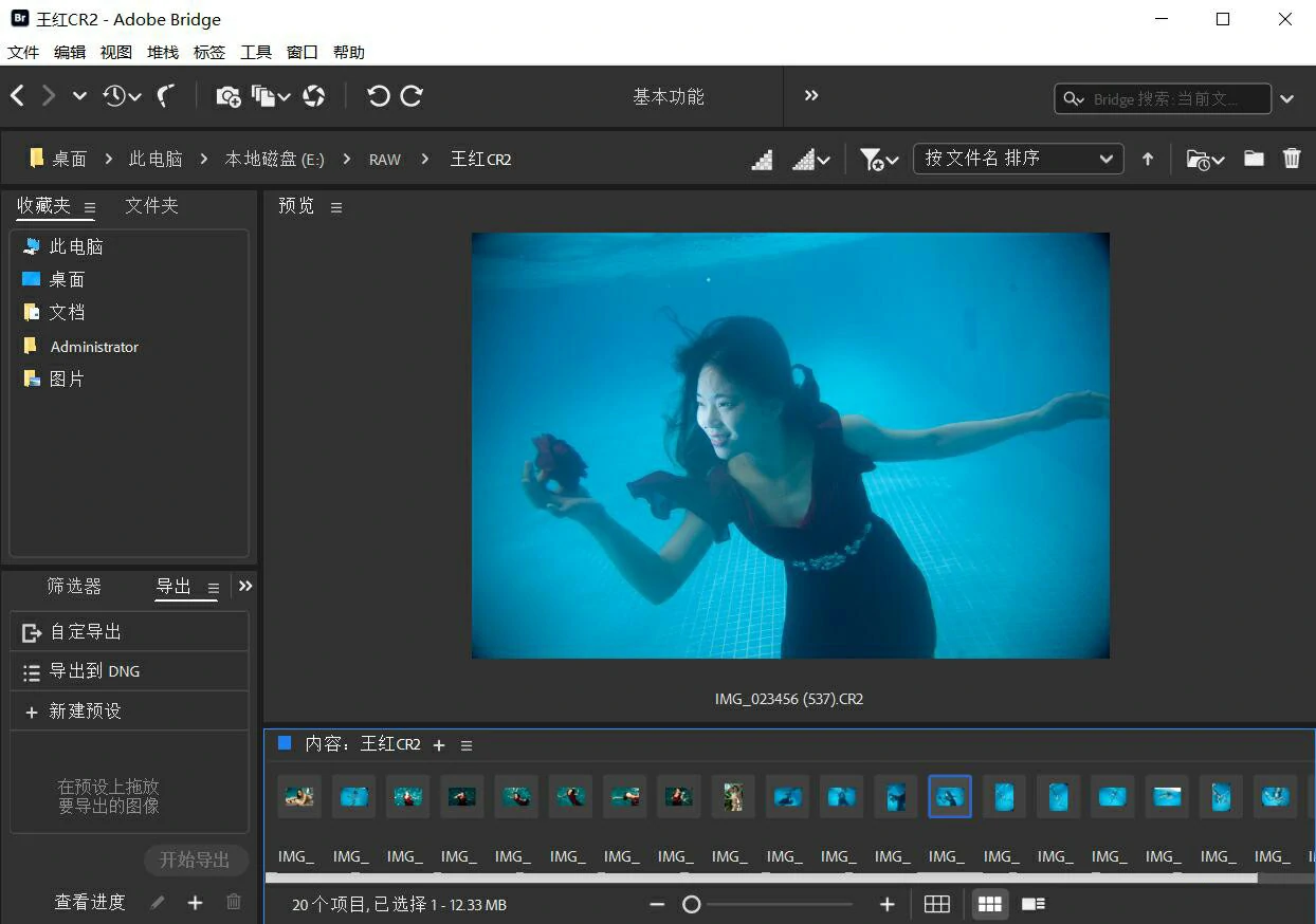 Adobe Bridge 2024 v14.1.2 WINX64直装版-右键直接ACR编辑