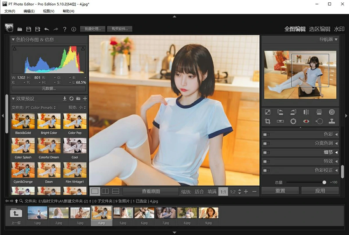 简易图片创意设计编辑处理软件 PT Photo Editor Pro 5.10.4 Win中文版