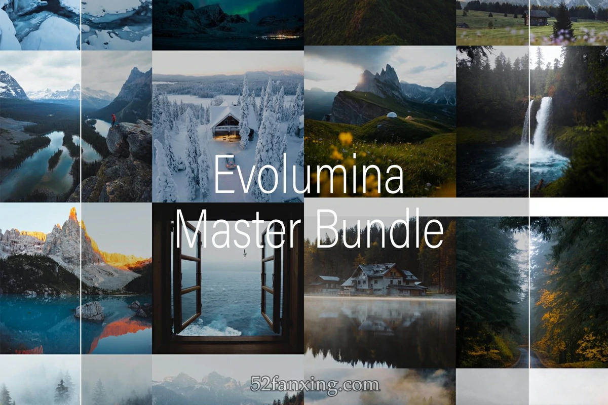 【风光LR预设】 Evolumina风景摄影修饰LR预设滤镜 Evolumina Presets Master collection