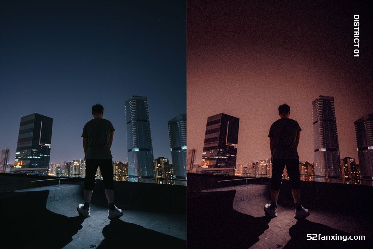 14个夜景电影大片AI智能LR预设及LUT预设 14 Night Film Presets LUTs