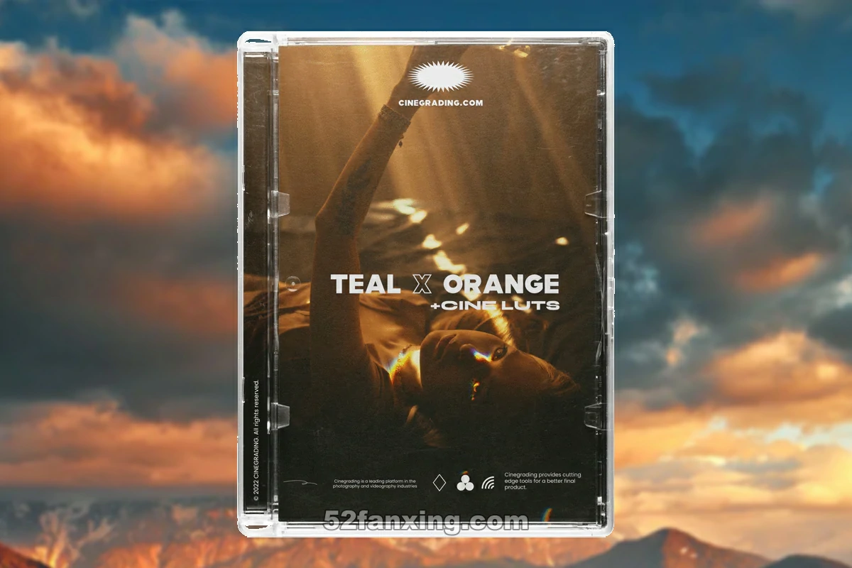 【Luts预设】CINEGRADING – 好莱坞电影橙绿色调色LUT预设 +CINE TEAL ORANGE LUTS