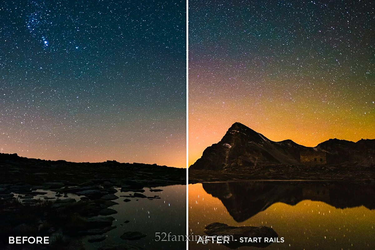 【PS/LR预设】天文星空银河风光摄影Lightroom预设 Astro Photography Lightroom Presets