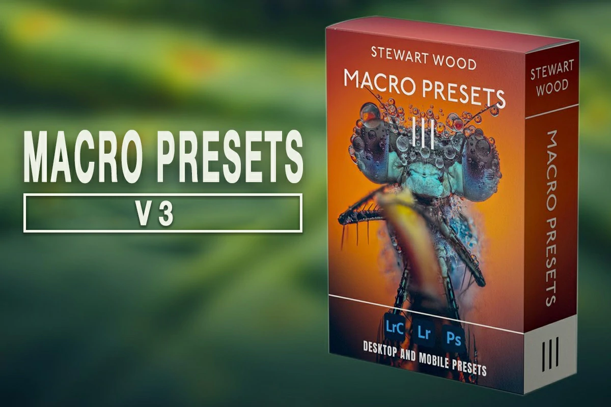 【AI预设】微距摄影后期AI人工智能自适应LR预设 Stewart Wood -Macro Presets V3