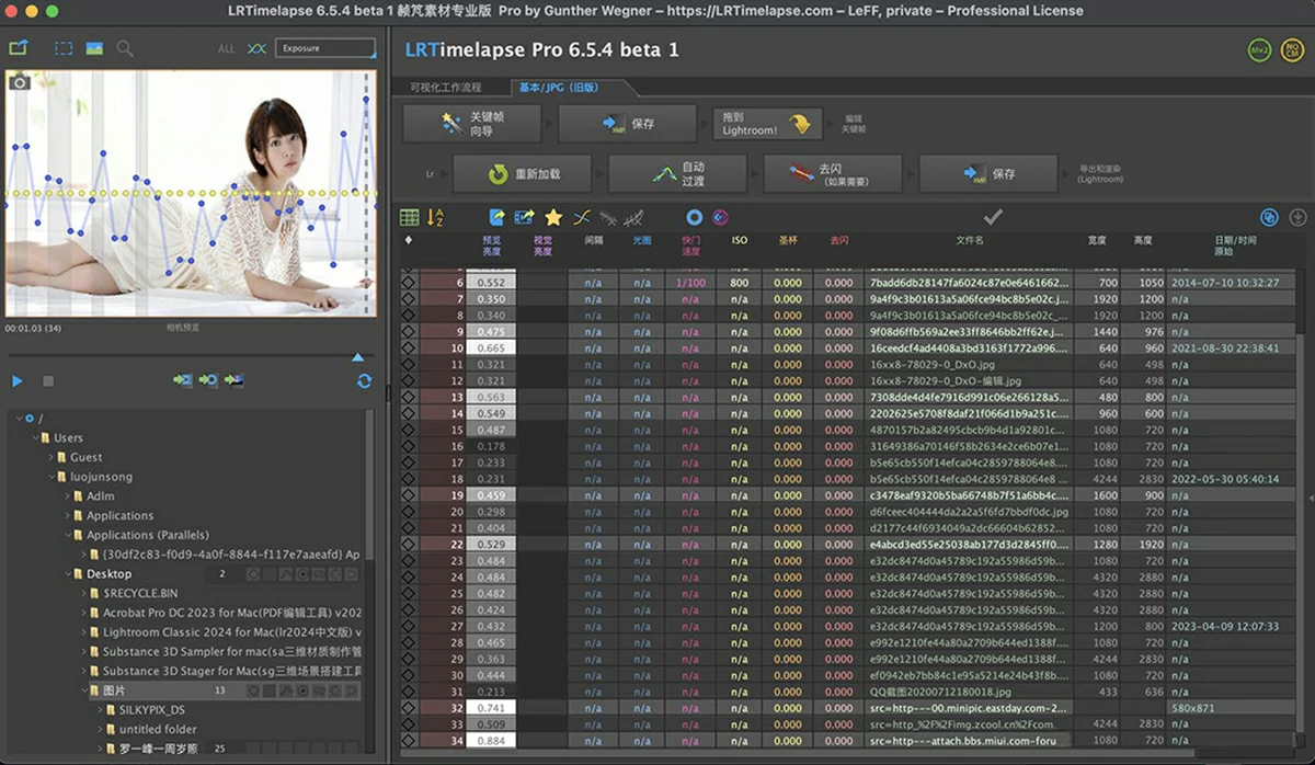 LRTimelapse Pro for mac 6.5.4 bata1专业延时去闪烁后期软件