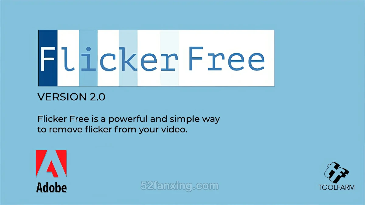 【达芬奇插件】视频延时闪屏去闪烁闪光效果达芬奇OFX插件 Flicker Free v2.2.7 Win汉化版