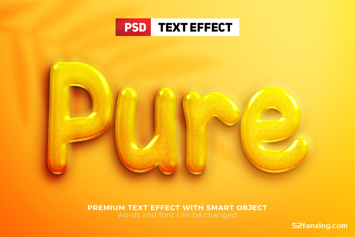 3D文字效果PSD格式PS样式集 vol 144 Psd text effect set vol 144