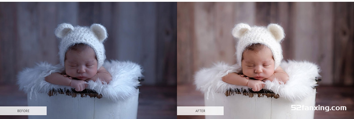 新生儿质感通透肤色Lightroom预设 Lightroom Presets – Luxe Newborn