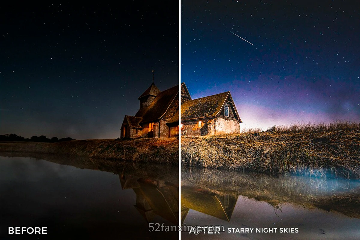 【PS/LR预设】天文星空银河风光摄影Lightroom预设 Astro Photography Lightroom Presets